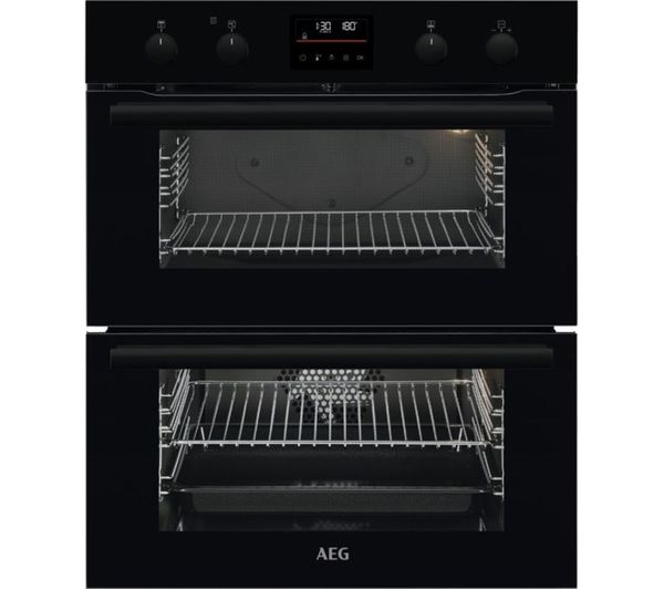 TieDex UK AEG SurroundCook DUB535060B Electric Built-under Double Oven - Black