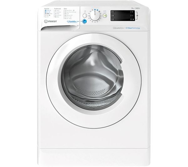 TieDex UK INDESIT Innex Steam Push&Go BWE 101496X WV UK 10 kg 1400 Spin Washing Machine - White