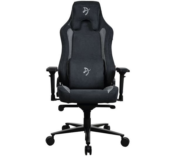 TieDex UK AROZZI Vernazza Supersoft Fabric Gaming Chair - Black