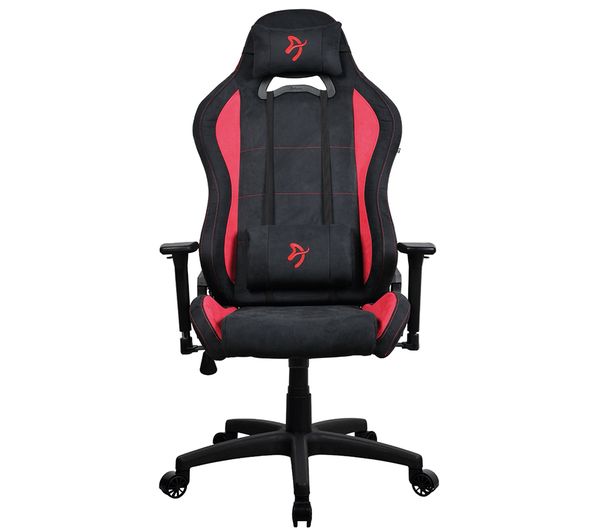 TieDex UK AROZZI Torretta Supersoft Fabric Gaming Chair - Red