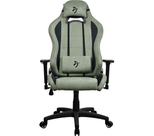 TieDex UK AROZZI Torretta Supersoft Fabric Gaming Chair - Forest