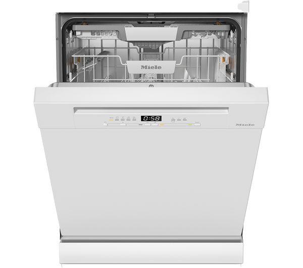 TieDex UK MIELE Front Active Plus G5410 SC WH Full-size Dishwasher - White