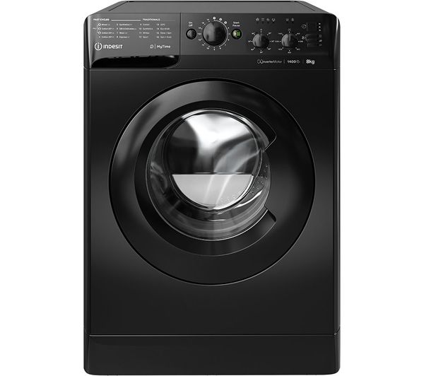 TieDex UK INDESIT MTWC 81495 BK UK 8 kg 1400 Spin Washing Machine - Black