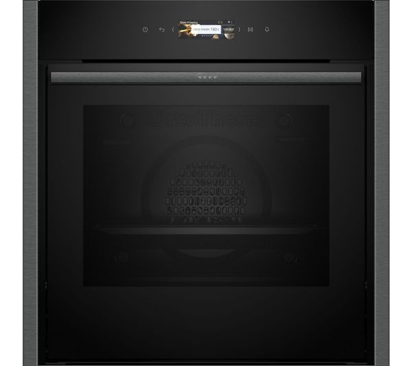 TieDex UK NEFF Slide&Hide N70 B54CR31G0B Electric Smart Oven - Graphite