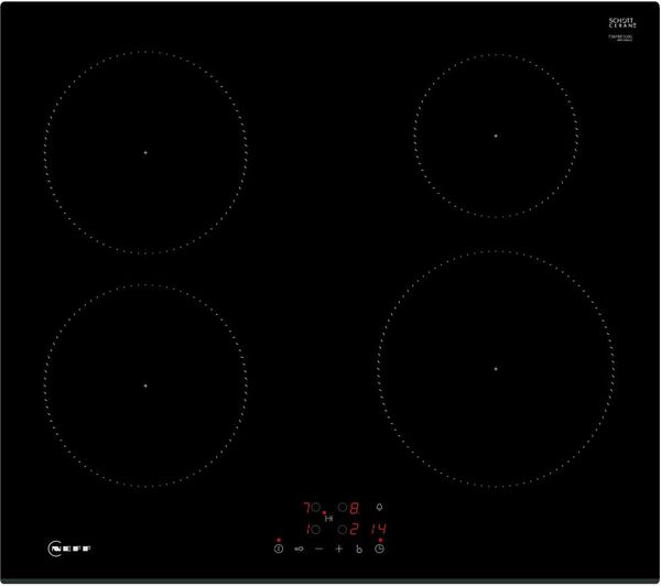 TieDex UK NEFF N30 T36FBE1L0 60 cm Electric Induction Hob - Black