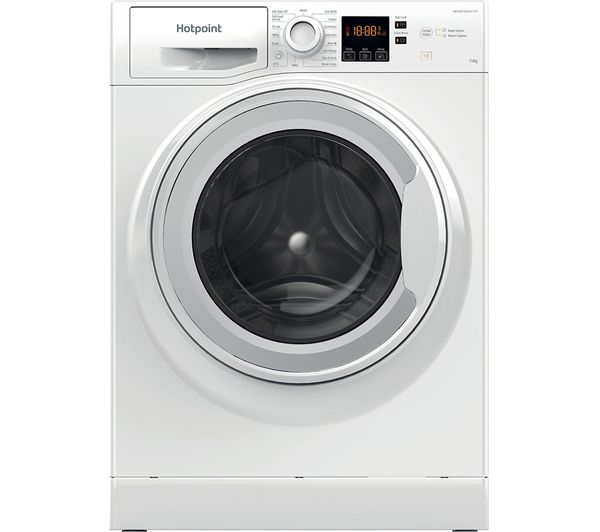 TieDex UK HOTPOINT Anti-Stain NSWM 1146 GG UK 11 kg 1400 Spin Washing Machine - Graphite