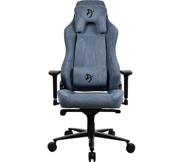 TieDex UK AROZZI Vernazza Soft Fabric Gaming Chair - Blue