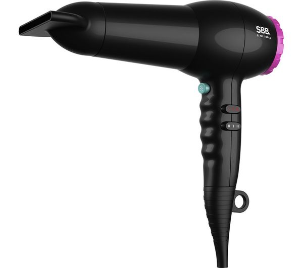 TieDex UK SBB SBDR-5000-GB Big Blowout Hair Dryer - Black