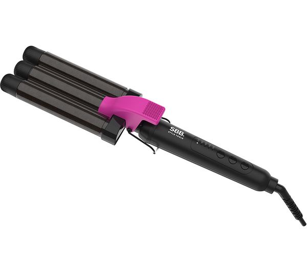 TieDex UK SBB SBWV-2000-GB The Wavemaker Triple Barrel Waver - Black