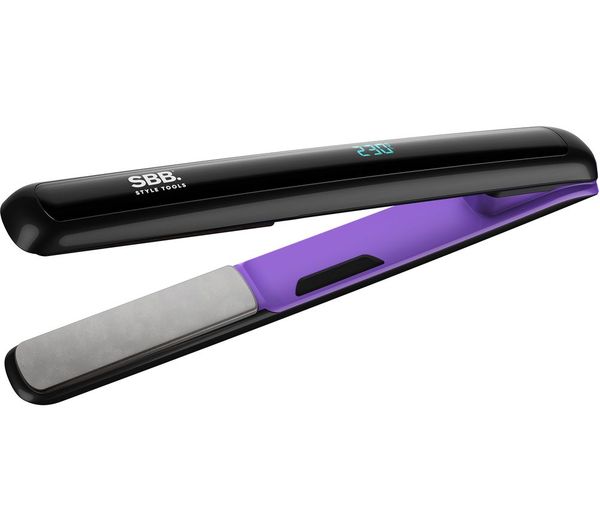 TieDex UK SBB Sleek & Chic Ceramic Hair Straightener - Black