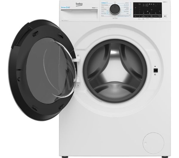 TieDex UK BEKO Pro EnergySpin AquaTech B5W59411AW WiFi-enabled 9 kg 1400 Spin Washing Machine - White