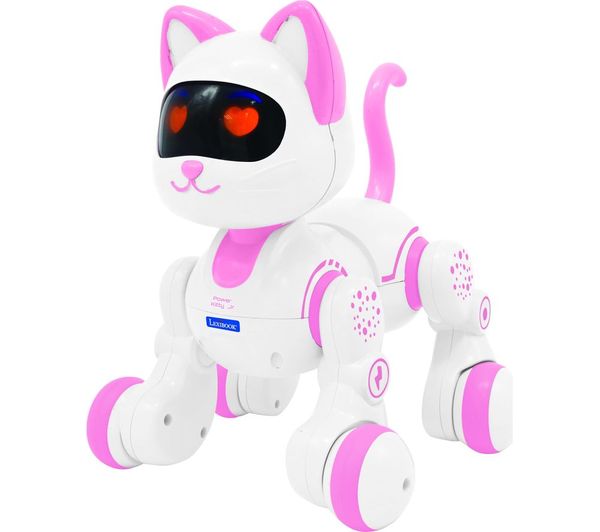 TieDex UK LEXIBOOK Power Kitty Robot Cat - White & Pink