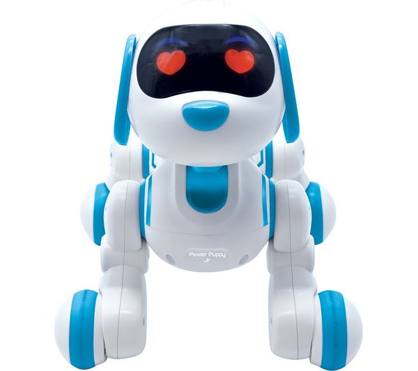 TieDex UK LEXIBOOK Pup01 Power Puppy Smart Robot Dog - White & Blue