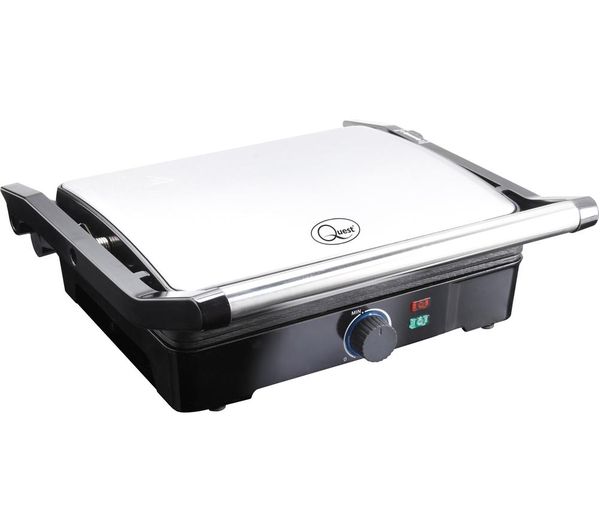 TieDex UK QUEST 34359 Health Grill - Silver & Black