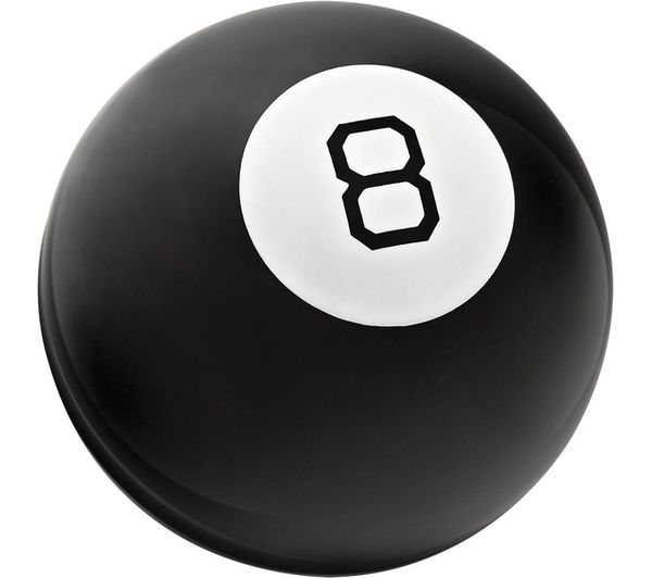 TieDex UK GLOBAL GIZMOS 50970 Magic 8 Ball - Black