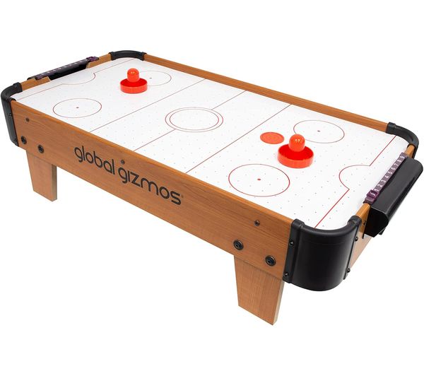 TieDex UK GLOBAL GIZMOS 55979 Table Top Air Hockey