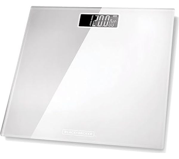 TieDex UK BLACK + DECKER 61199 Digital Bathroom Scale - White