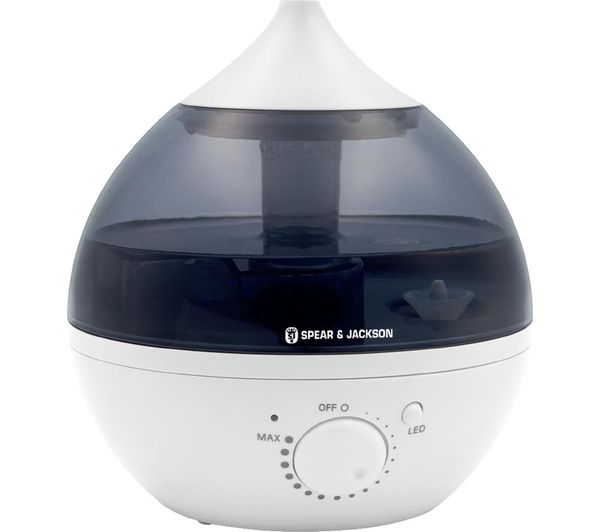 TieDex UK SPEAR & JACKSON Portable Aroma Diffuser & Humidifier - White