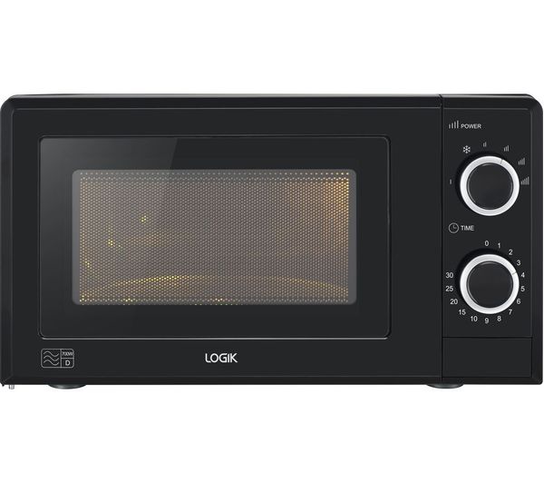 TieDex UK LOGIK LMB24 Compact Solo Microwave - Black