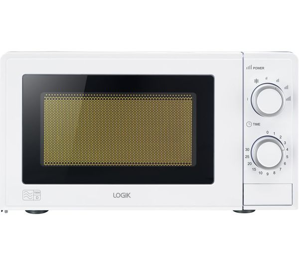 TieDex UK LOGIK LMW24 Compact Solo Microwave - White