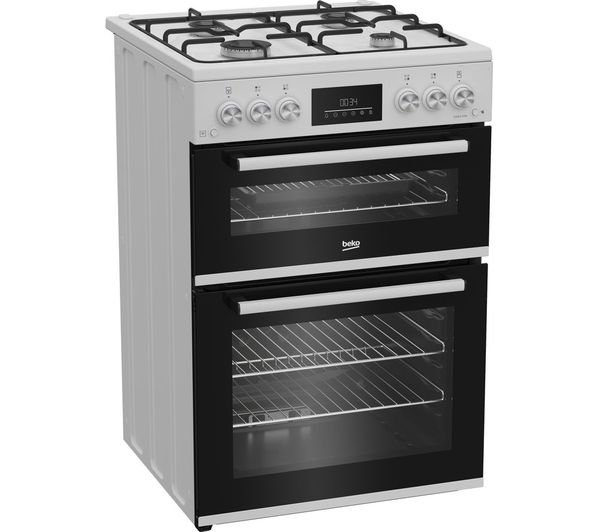 TieDex UK BEKO Pro FDG6231CW 60 cm Gas Cooker - White