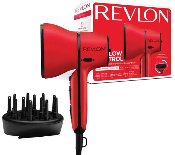 TieDex UK REVLON Airflow Control Hair Dryer - Red