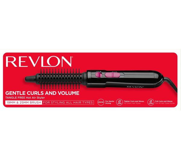 TieDex UK REVLON Tangle Free Hot Air Styler - Black