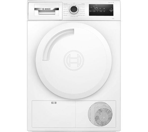 TieDex UK BOSCH Series 4 WTN83202GB 8 kg Condenser Tumble Dryer - White