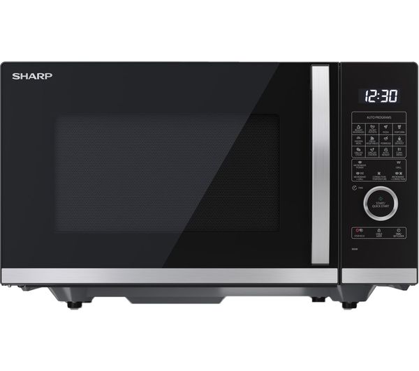 TieDex UK SHARP Quality Series YC-QC254AU-B Combination Microwave - Black