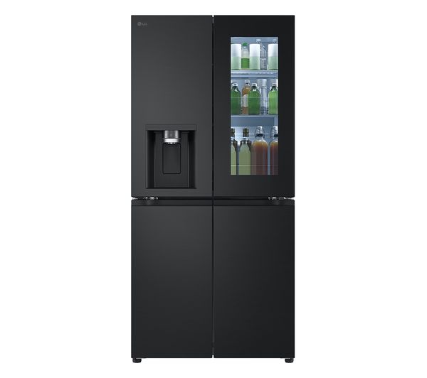 TieDex UK LG InstaView GMG860EPBE Smart Fridge Freezer - Matte Black