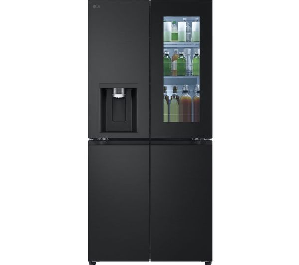 TieDex UK LG InstaView GMG860EPBE Smart Fridge Freezer - Matte Black