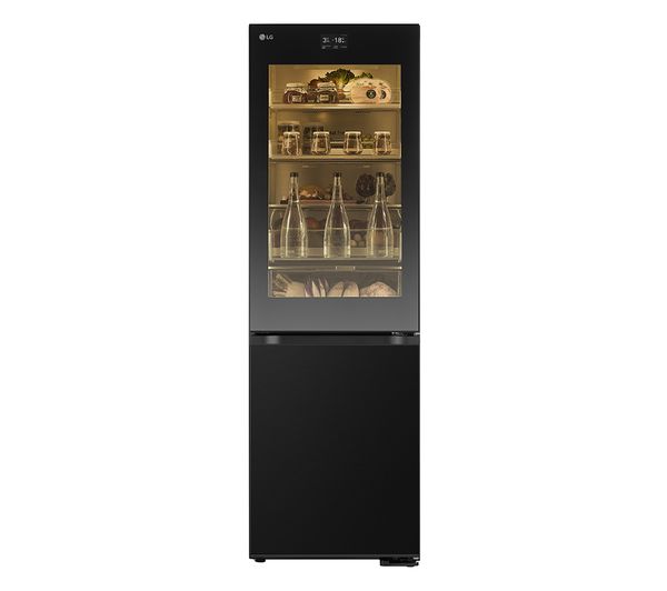 TieDex UK LG InstaView GBG7190CEV Smart 60/40 Fridge Freezer - Essence Black Steel