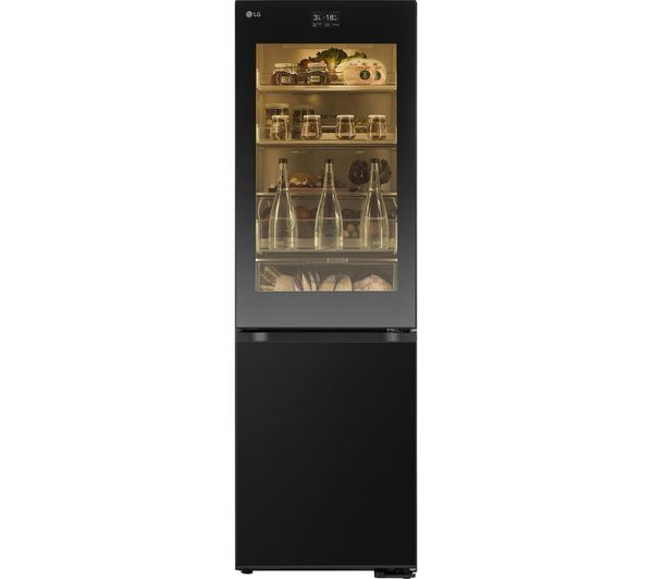 TieDex UK LG InstaView GBG7190CEV Smart 60/40 Fridge Freezer - Essence Black Steel