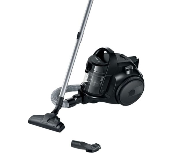 TieDex UK BOSCH Series 2 BGS05BA2GB Cylinder Bagless Vacuum Cleaner - Black