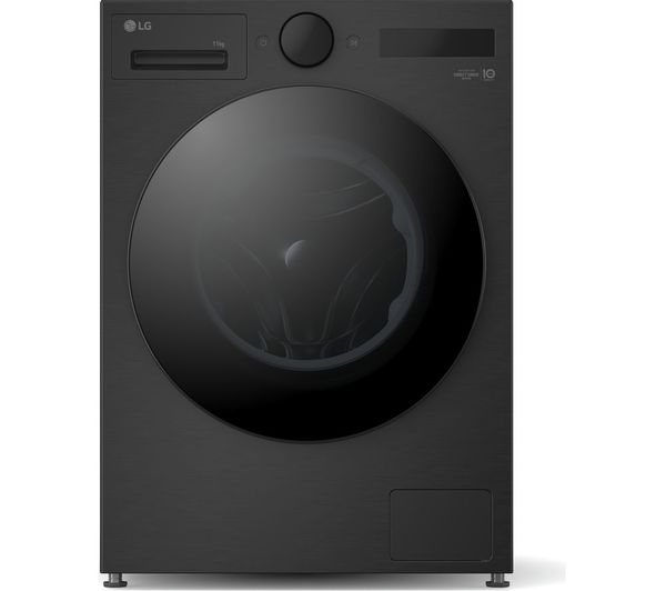 TieDex UK LG VX75 Series AI Direct Drive F4X7511TBB WiFi-enabled 11 kg 1400 Spin Washing Machine - Matte Black