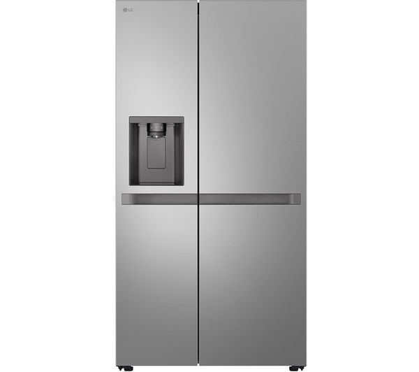 TieDex UK LG NatureFRESH GSLC40PYPE American-Style Fridge Freezer - Prime Silver