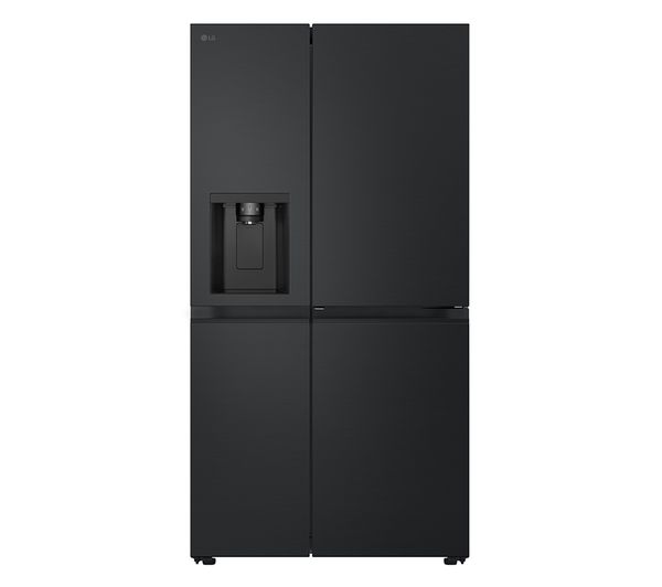 TieDex UK LG NatureFRESH GSJC40EPPE American-Style Fridge Freezer - Matte Black