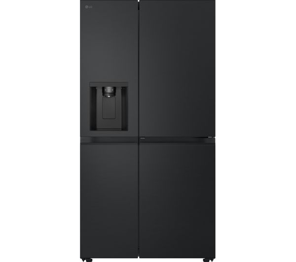 TieDex UK LG NatureFRESH GSJC40EPPE American-Style Fridge Freezer - Matte Black