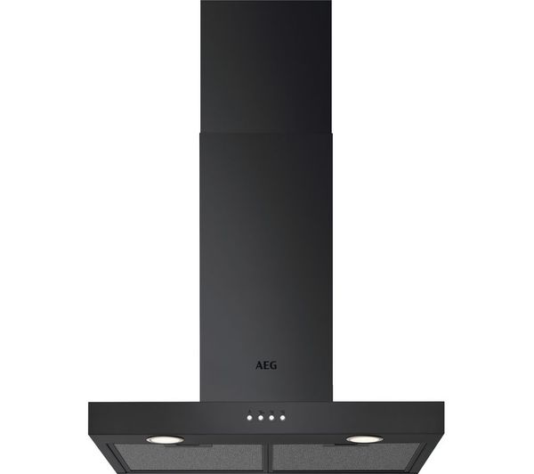 TieDex UK AEG DBX3651R Chimney Cooker Hood - Black