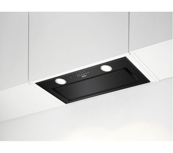 TieDex UK AEG DGE5661HB Canopy Cooker Hood - Matt Black