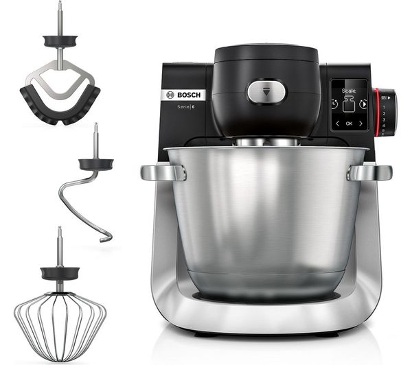 TieDex UK BOSCH Series 6 MUMS6ZM00G Stand Mixer - Black & Silver