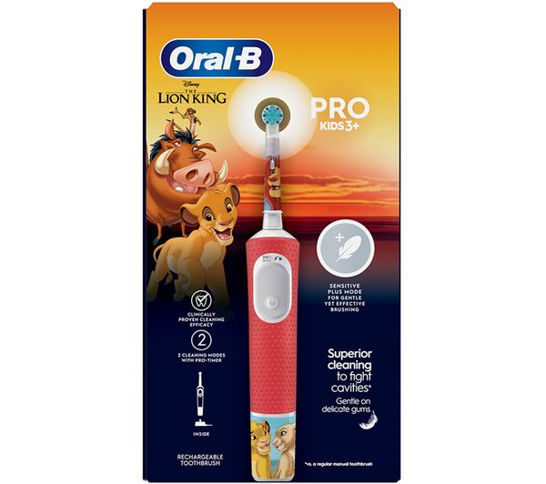 TieDex UK ORAL B Pro Kids Electric Toothbrush - Disney Lion King