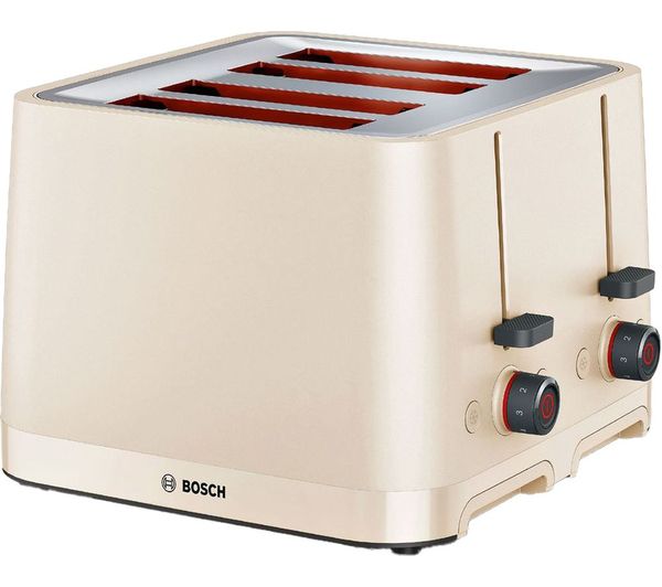 TieDex UK BOSCH MyMoment TAT3M147GB 4-Slice Toaster - Beige