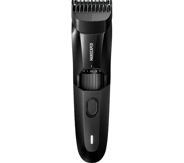 TieDex UK MANSCAPED The Beard Hedger Wet & Dry Trimmer - Black