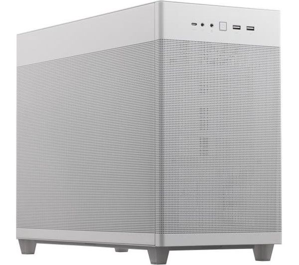 TieDex UK ASUS Prime AP201 Mini ITX Mini-Tower PC Case - White