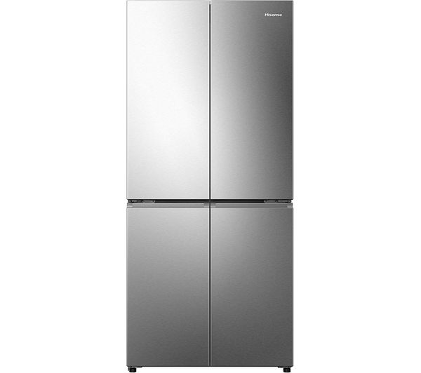 TieDex UK HISENSE PureFlat RQ5P470SAID Fridge Freezer - Silver Stainless Steel