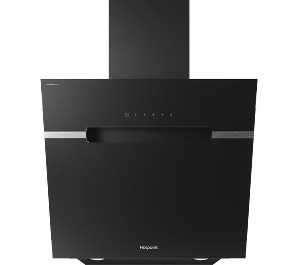 TieDex UK HOTPOINT DropProtect PHVS 61F LT DP K Chimney Cooker Hood - Black