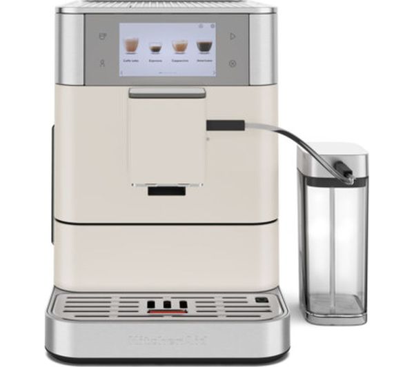 TieDex UK KITCHENAID KF8 5KES8558BPL Bean to Cup Coffee Machine - Porcelain White