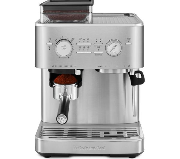 TieDex UK KITCHENAID 5KES6551BSX Bean to Cup Espresso Machine - Stainless steel