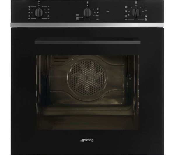 TieDex UK SMEG Cucina SF64M3TB Electric Oven - Black